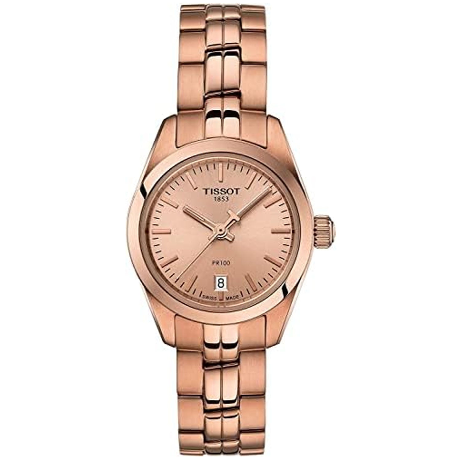 Tissot Women's T-Classic Rose Dial Watch - T1010103345100