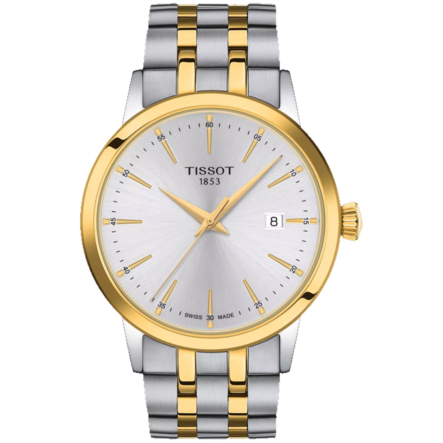 Tissot Men's Classic Dream Silver Dial Watch - T1294102203100