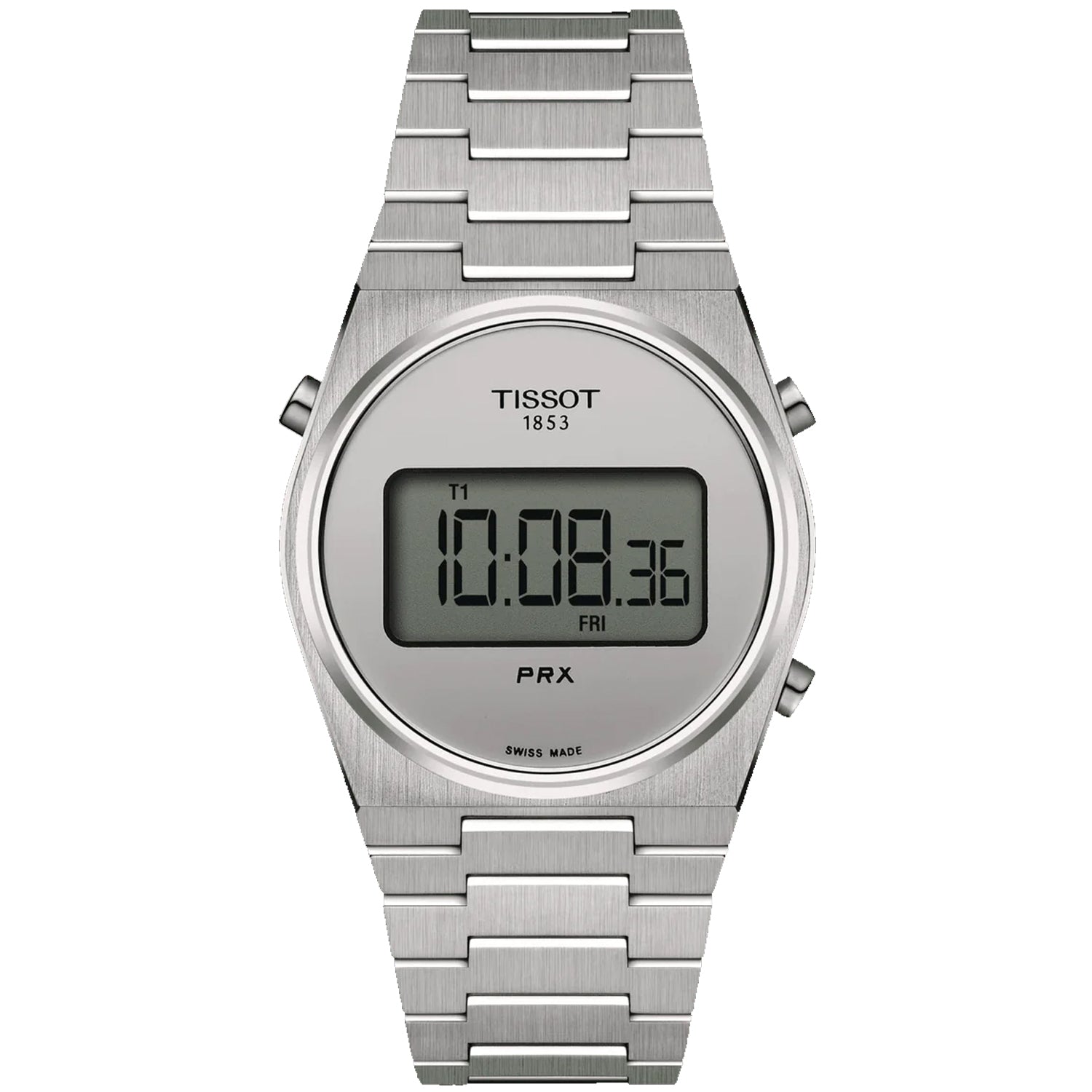 Tissot Men's PRX Digital Silver Dial Watch - T1372631103000