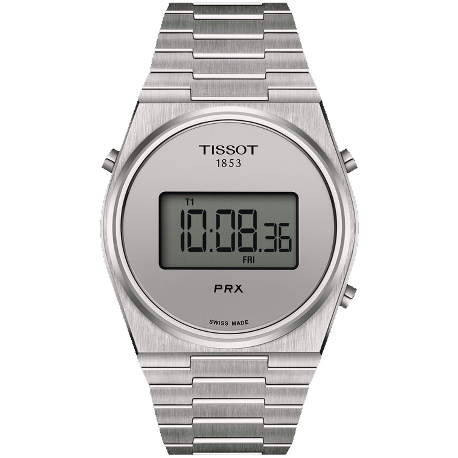 Tissot Men's PRX Digital Silver Dial Watch - T1374631103000