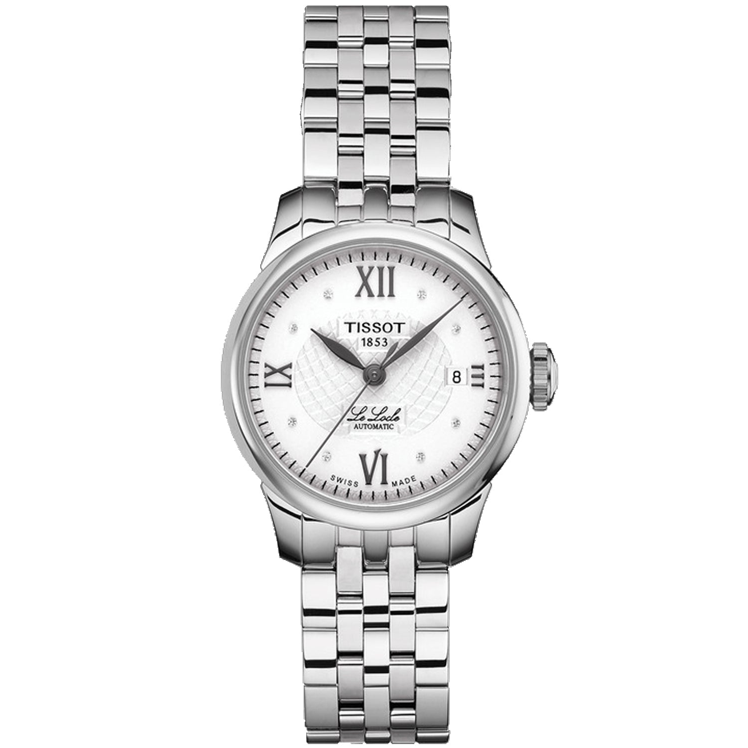 Tissot Women's Le Locle Automatic Silver Dial Watch - T41118316