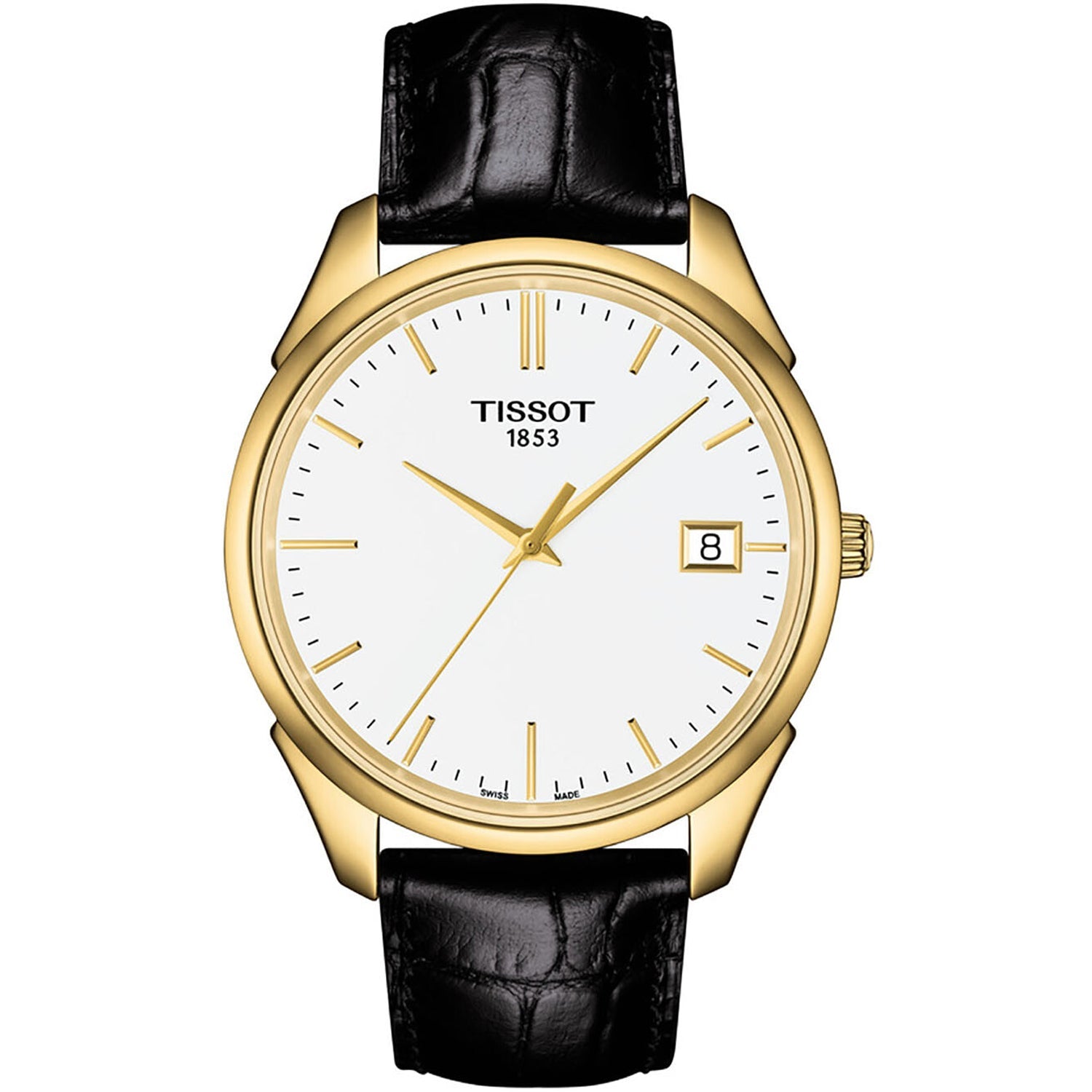 Tissot Men's T-Gold Vintage White Dial Watch - T9204101601100