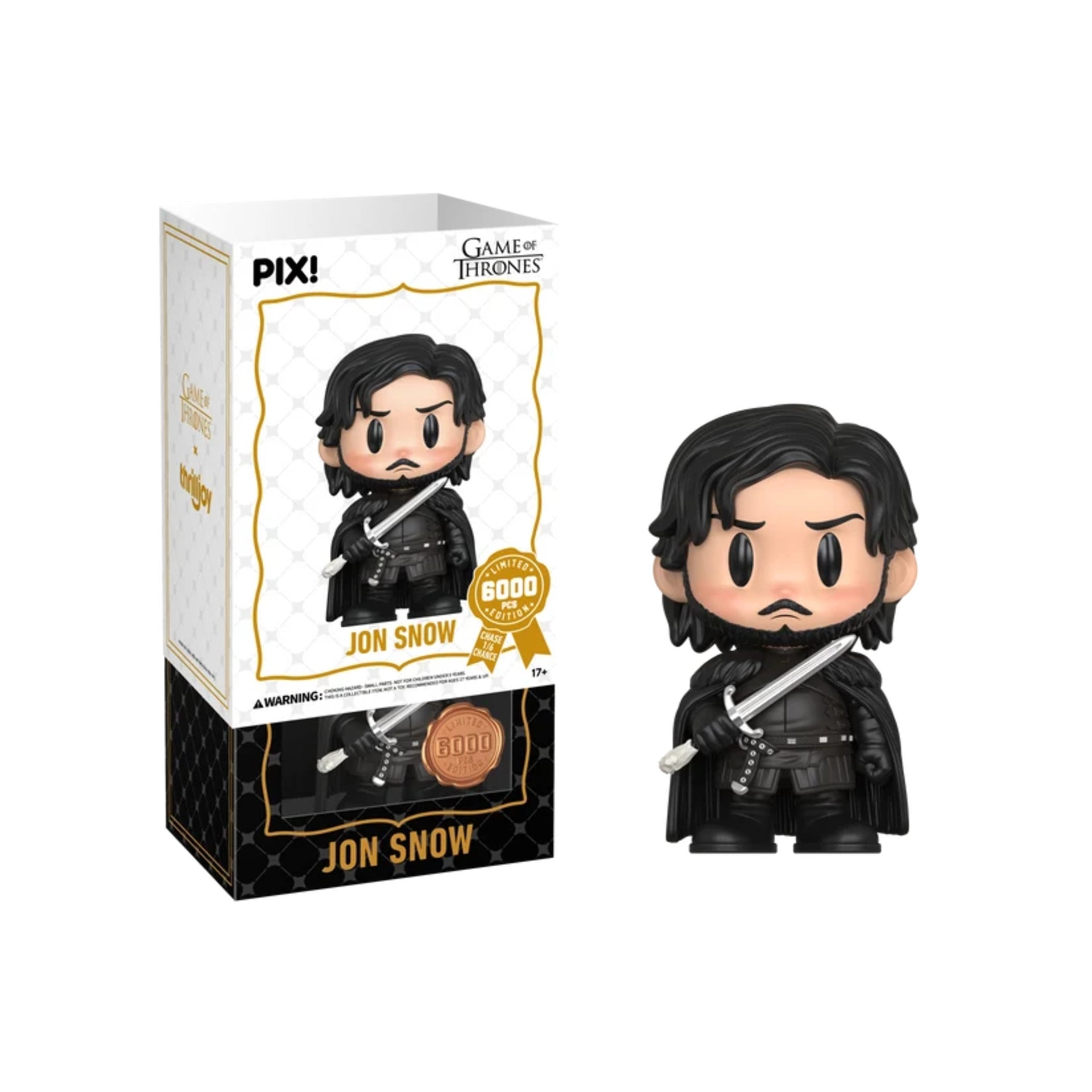 Thrilljoy PIX! Game of Thrones Jon Snow Collectible Vinyl Figure