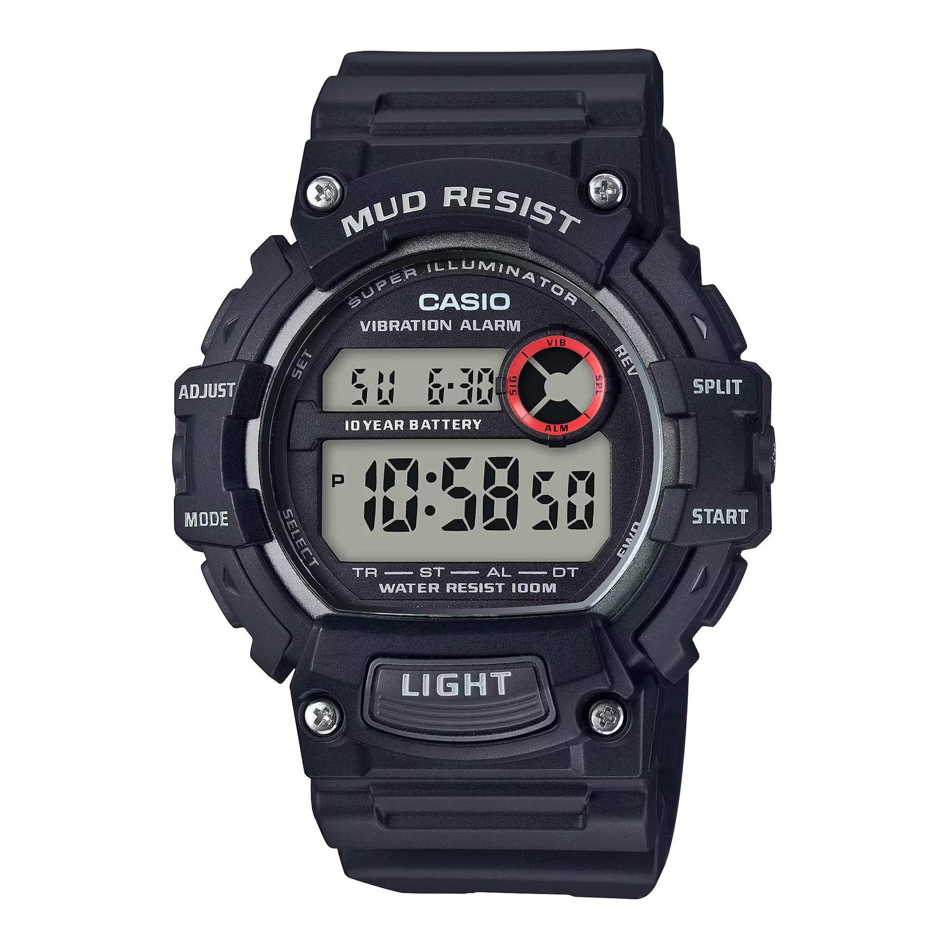 Casio Men's Tactical Digital Sport Watch with Black Dial - TRT-110H-1AV