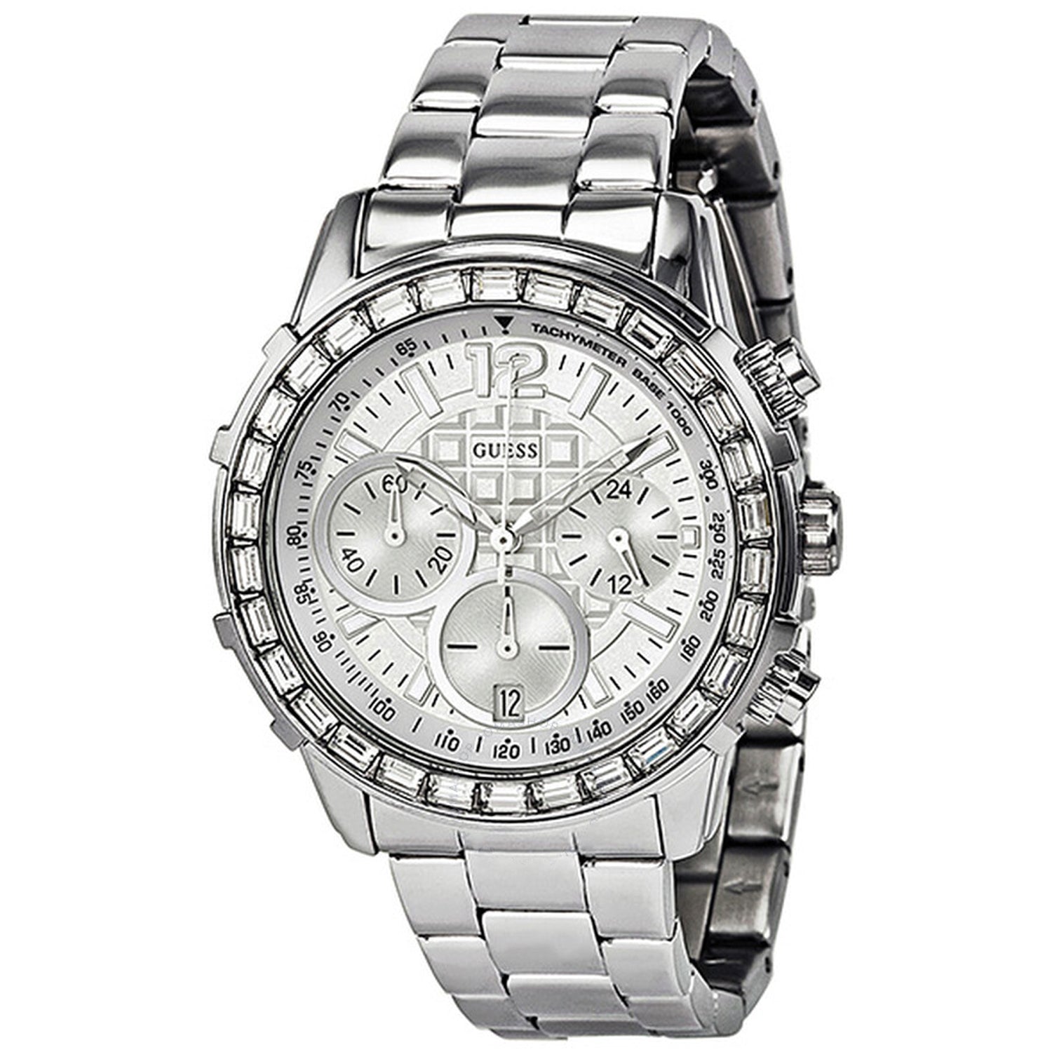 Guess Women's Lady B Silver Dial Watch - U0016L1