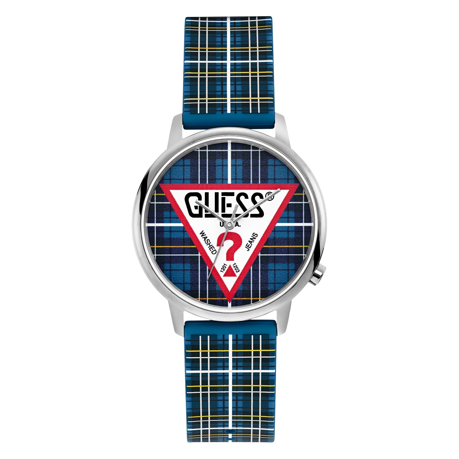 Guess Women's Classic Blue Dial Watch - V1029M1