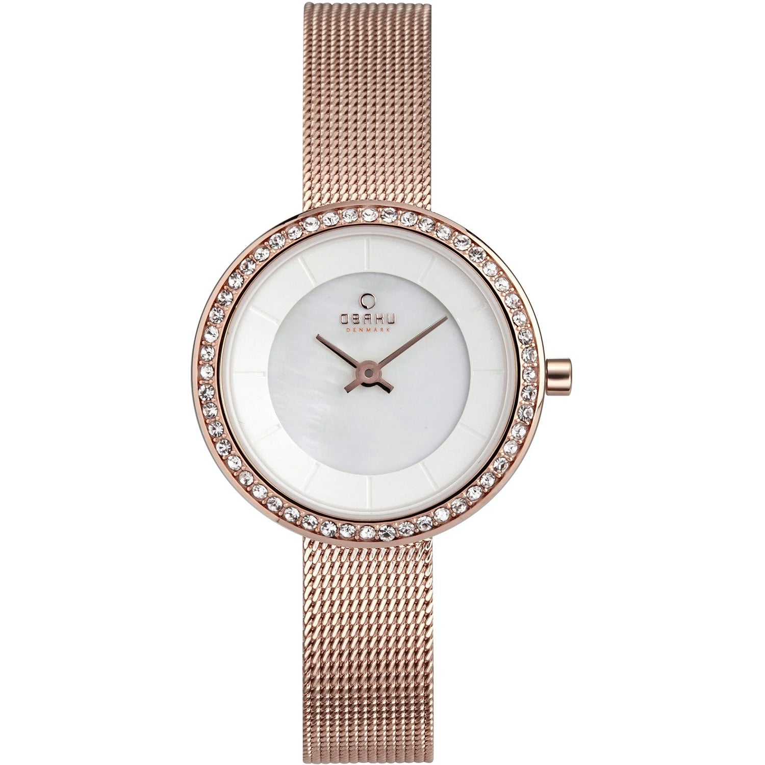 Obaku Women's Denmark White Dial Watch - V146LEVWMV