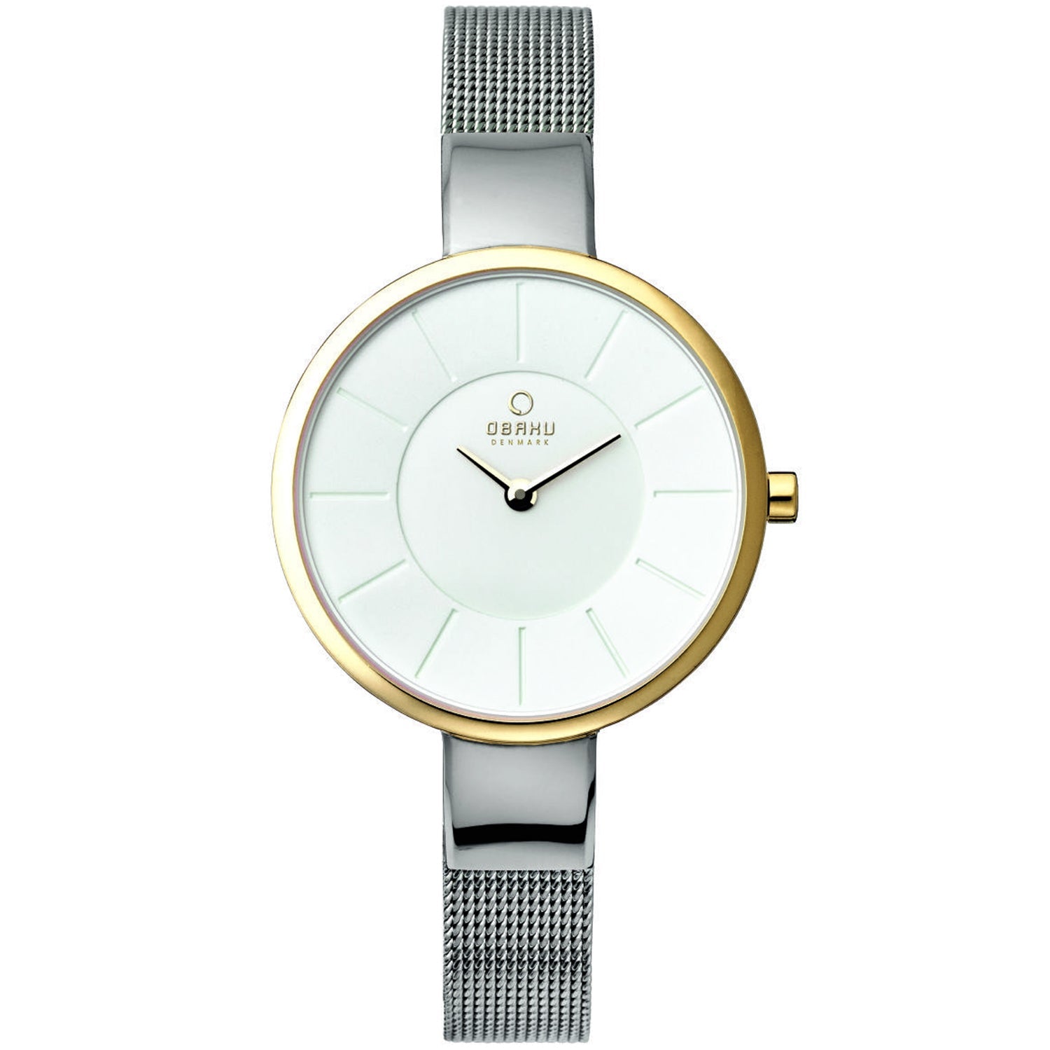 Obaku Women's Classic White Dial Watch - V149LXAIMC2