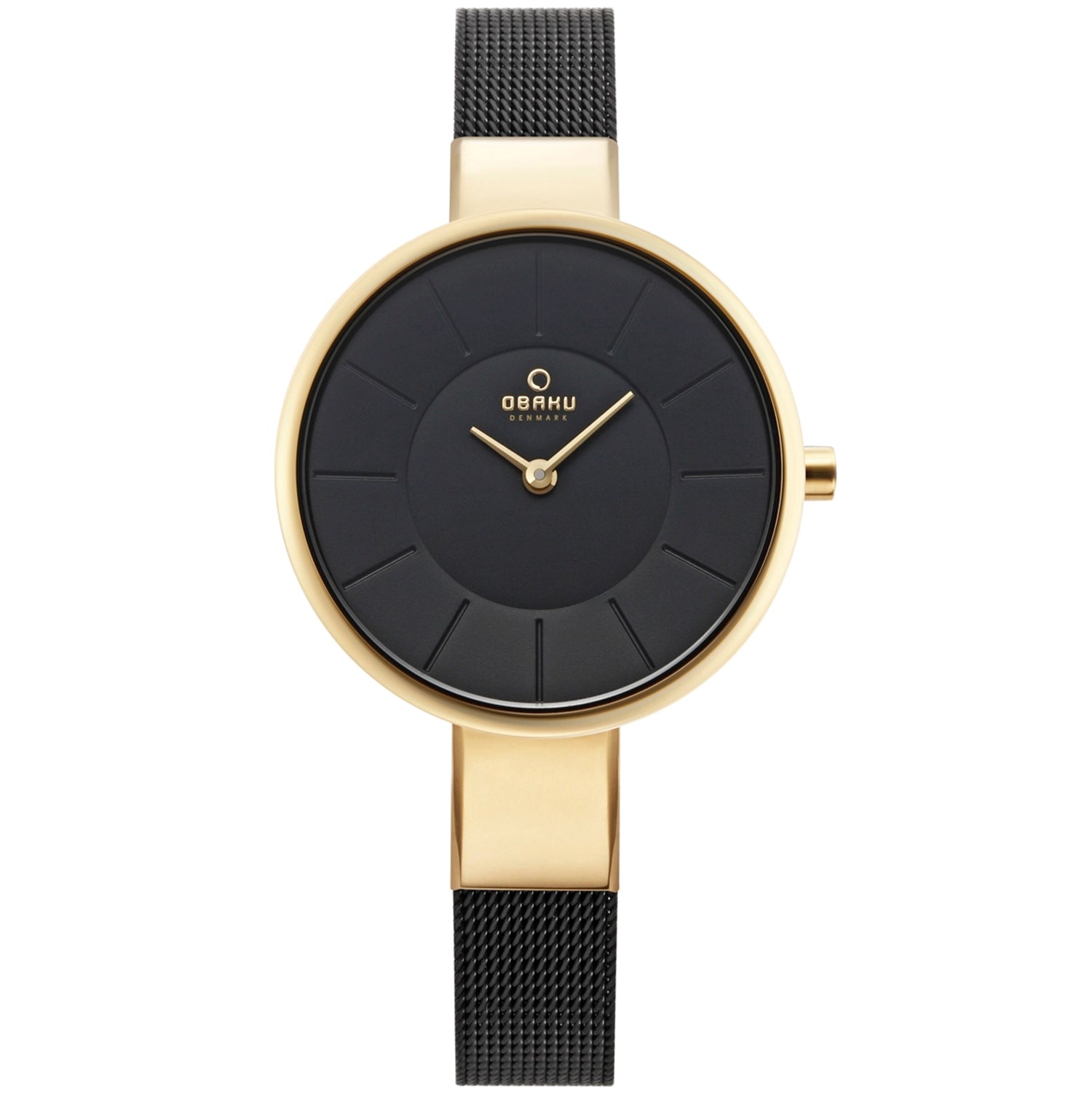 Obaku Women's Classic Black Dial Watch - V149LXGBMB