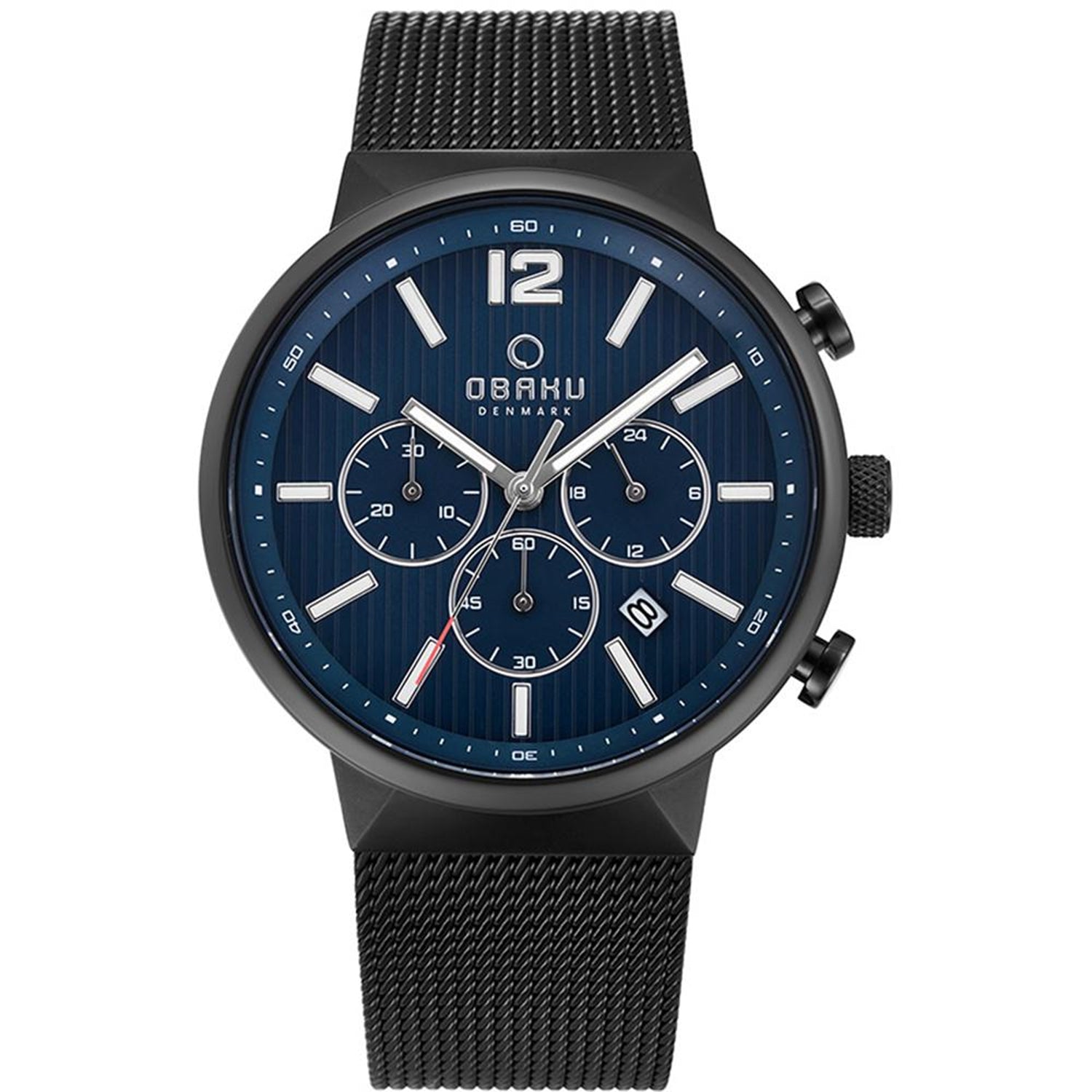 Obaku Men's Classic Blue Dial Watch - V180GCBLMB