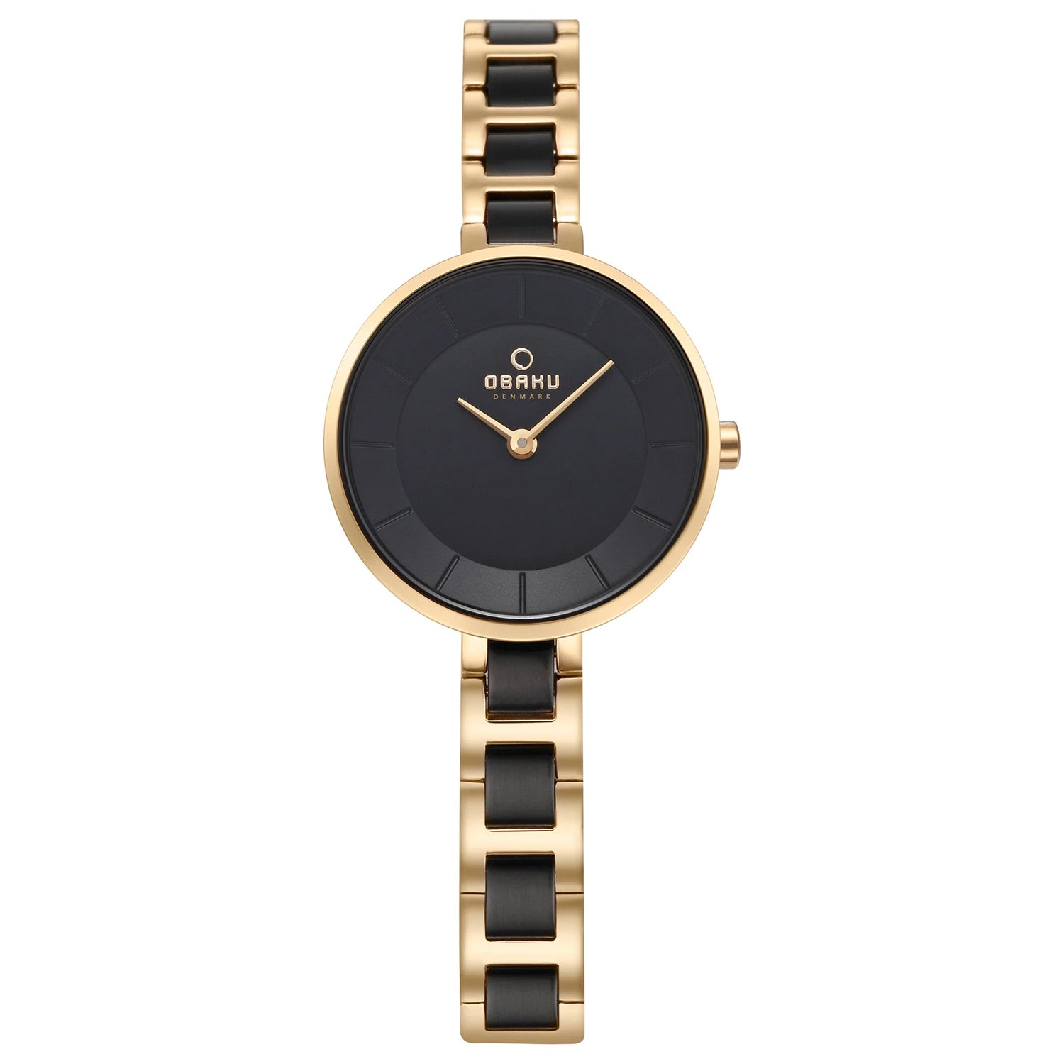 Obaku Women's Vind Black Dial Watch - V183LXGBSB