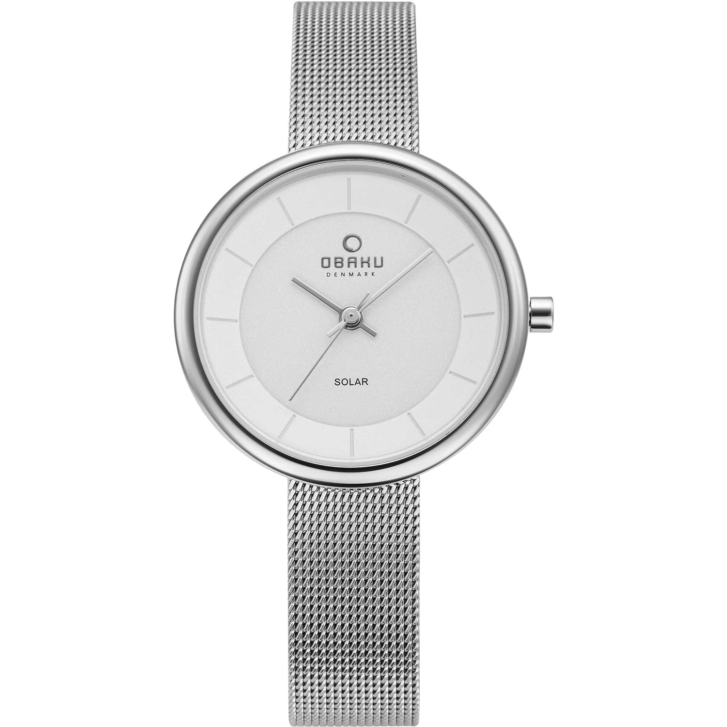 Obaku Women's Lys White Dial Watch - V206LRCWMC