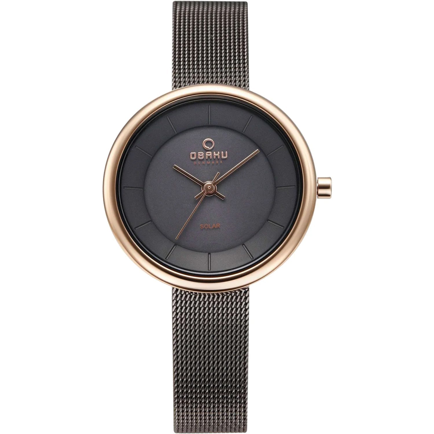 Obaku Women's Lys Black Dial Watch - V206LRVJMJ