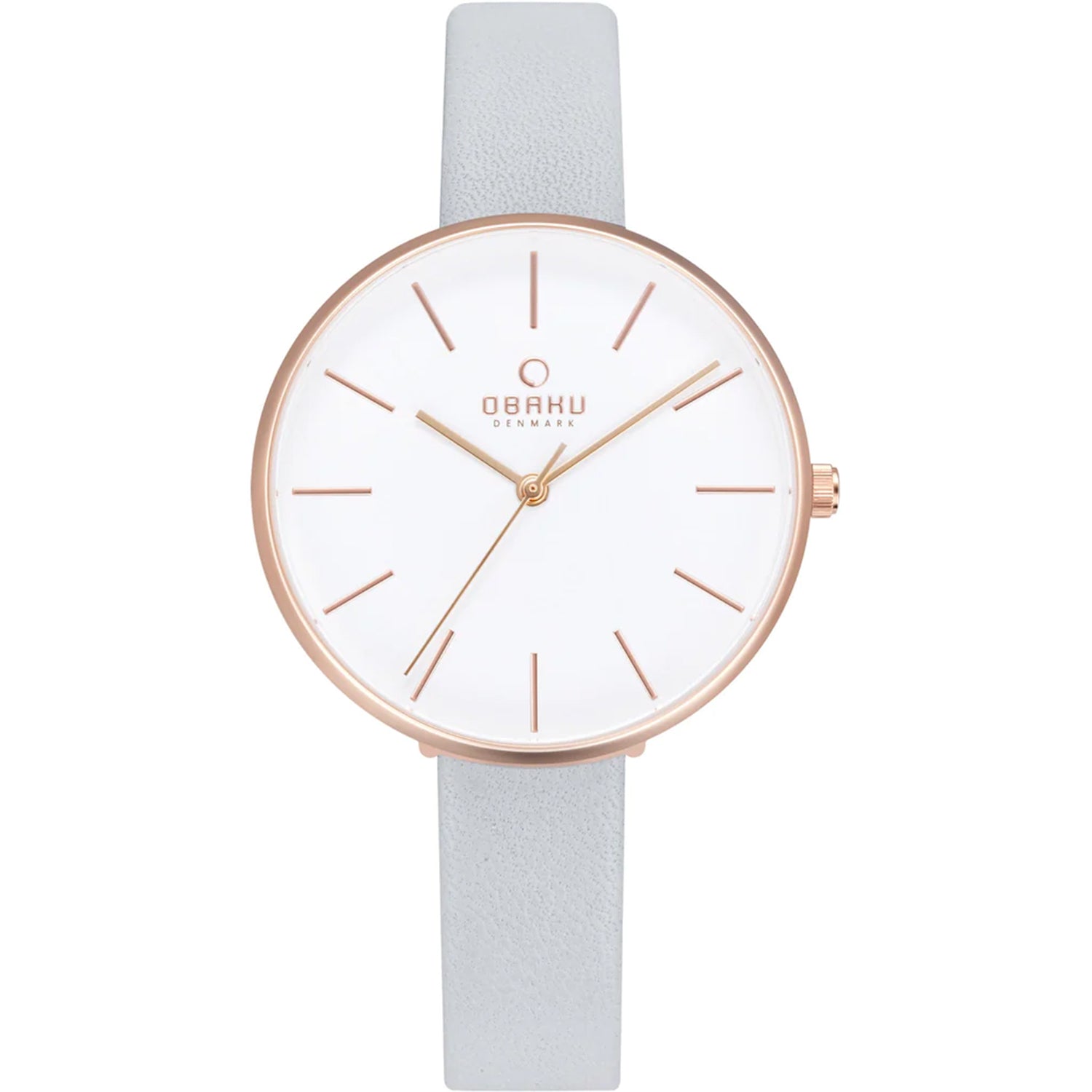 Obaku Women's Viol White Dial Watch - V211LXVIRL