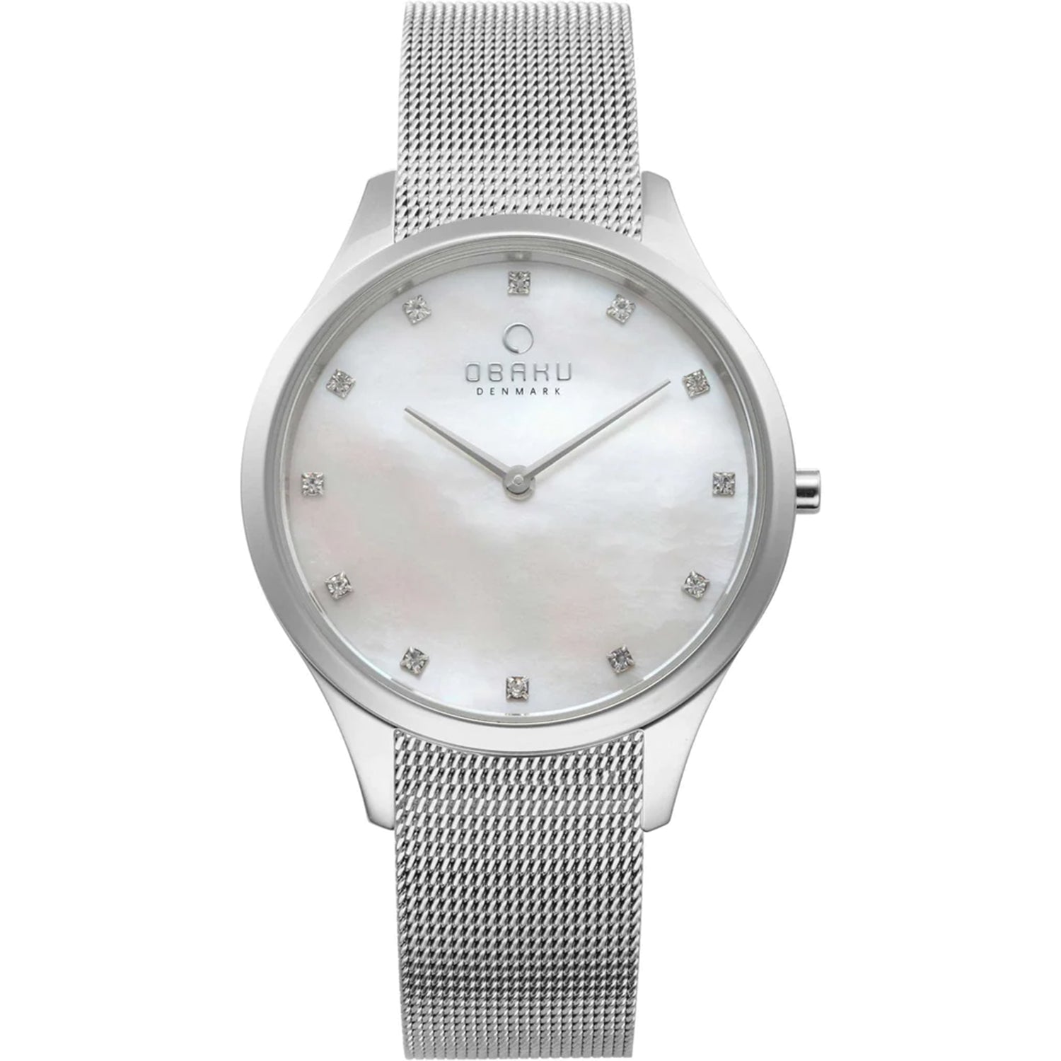 Obaku Women's Fin Mother of pearl Dial Watch - V217LXCWMC