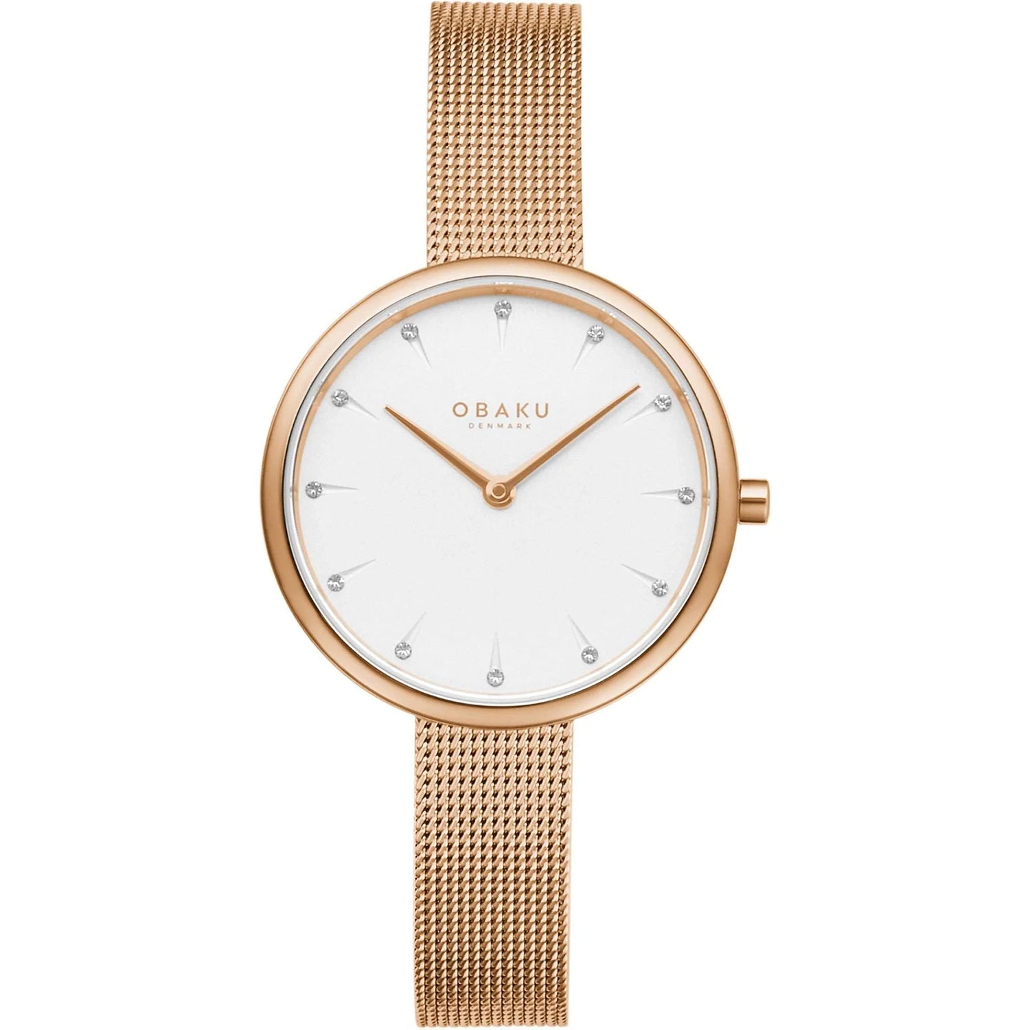 Obaku Women's Classic White Dial Watch - V233LXVIMV