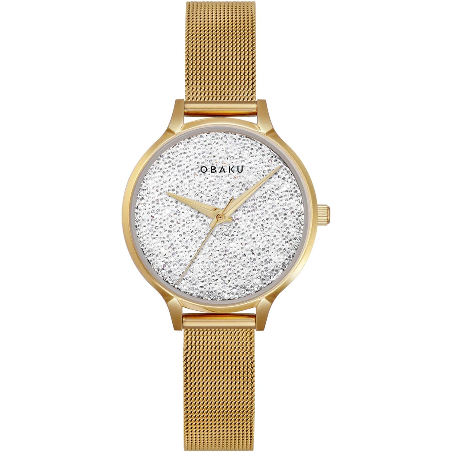 Obaku Women's Stjerner Silver Dial Watch - V238LXGWMG