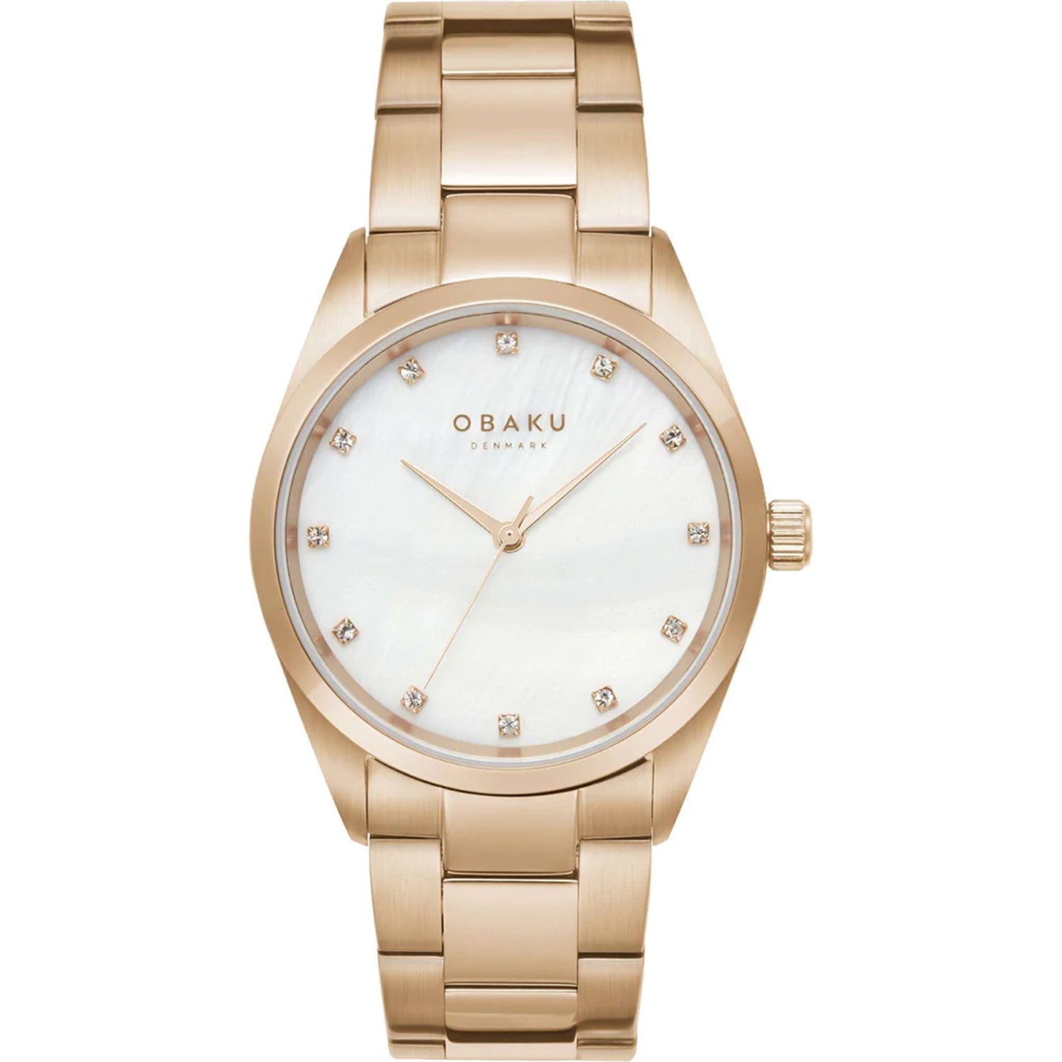 Obaku Women's Classic White Dial Watch - V263LXVWSV