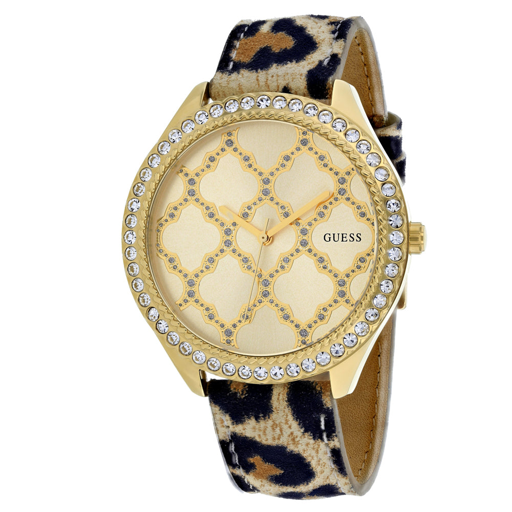 Guess Women's Dress Yellow Dial Watch - W0579L5