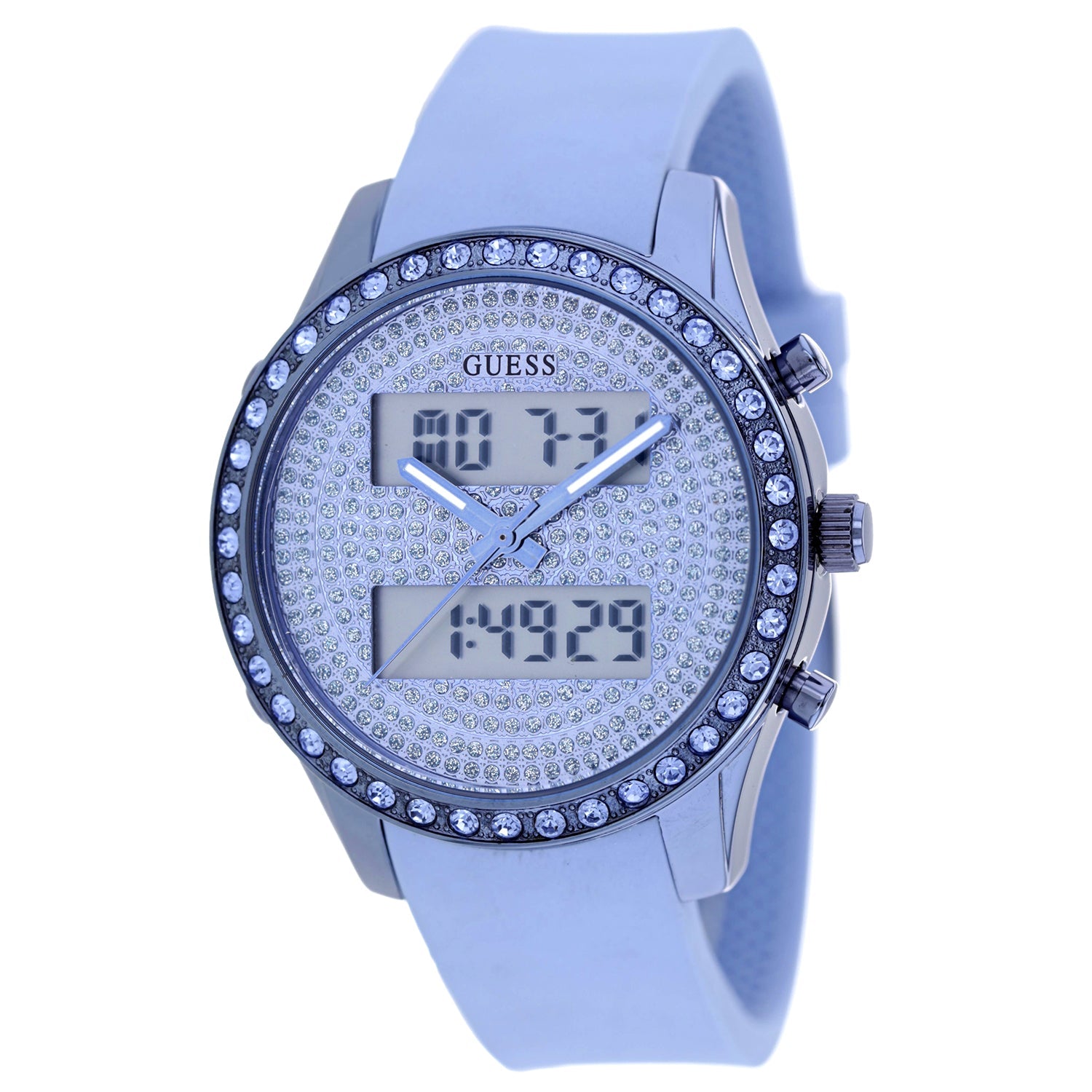 Guess Women's Classic Blue Dial Watch - W0818L4