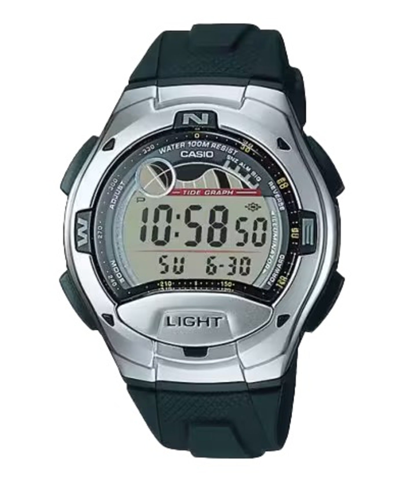 Casio MenÕs Digital Tide Graph Sport Watch - Casio_W_753_1AV