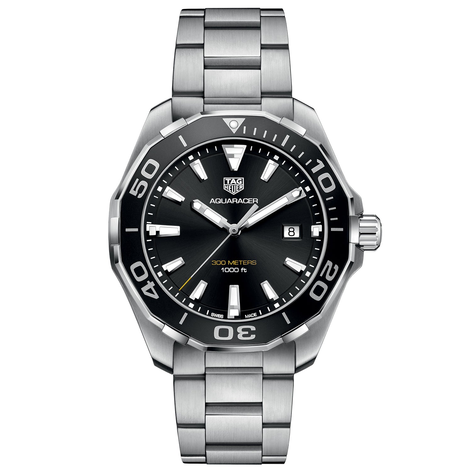 Tag Heuer Men's Aquaracer Black Watch - WAY101A.BA0746