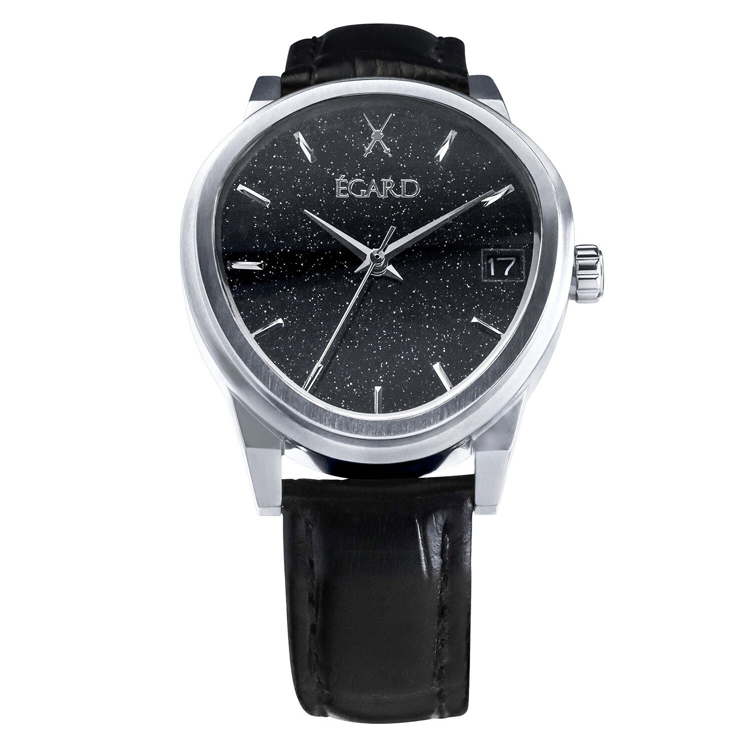 Egard Women's Dali F2 Silver Automatic Black Dial Watch - WCH-5073G0H213