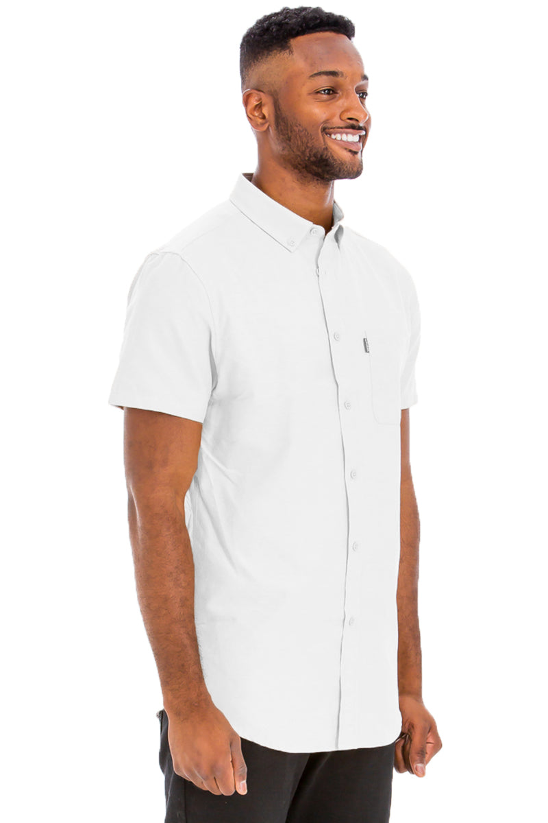 SIGNATURE SHORT SLEEVE BUTTON DOWN SHIRT