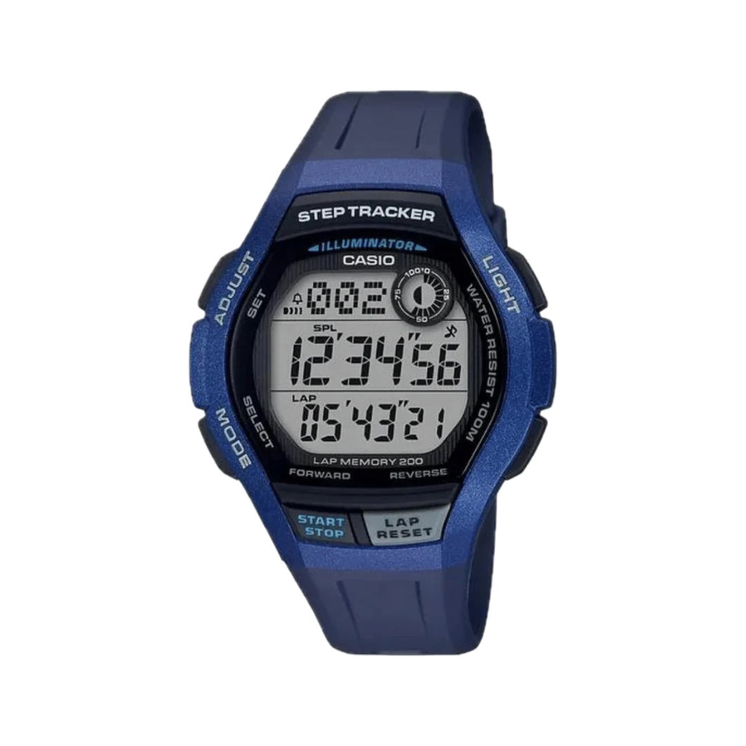 Casio Men's Digital Watch with Blue Band - WS-2000H-2AVCF