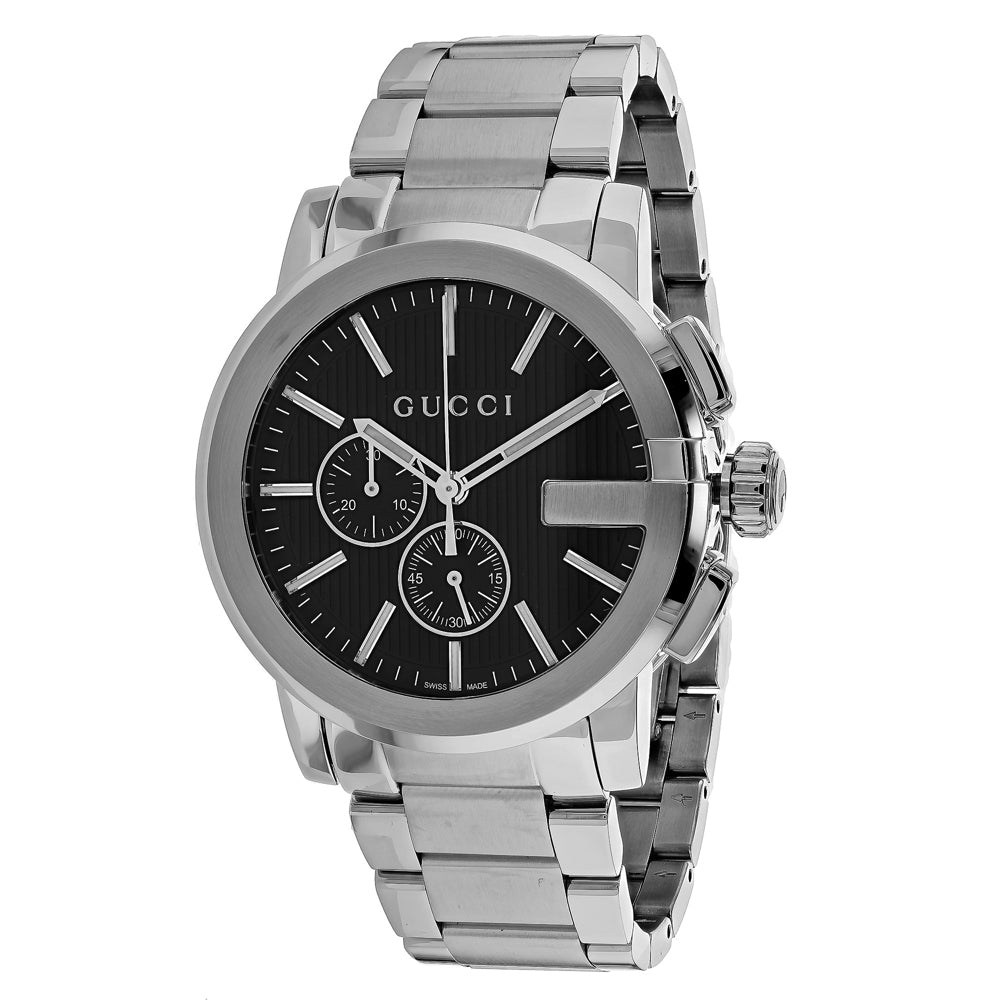 Gucci Men's G-Chrono Black Dial Watch - YA101204