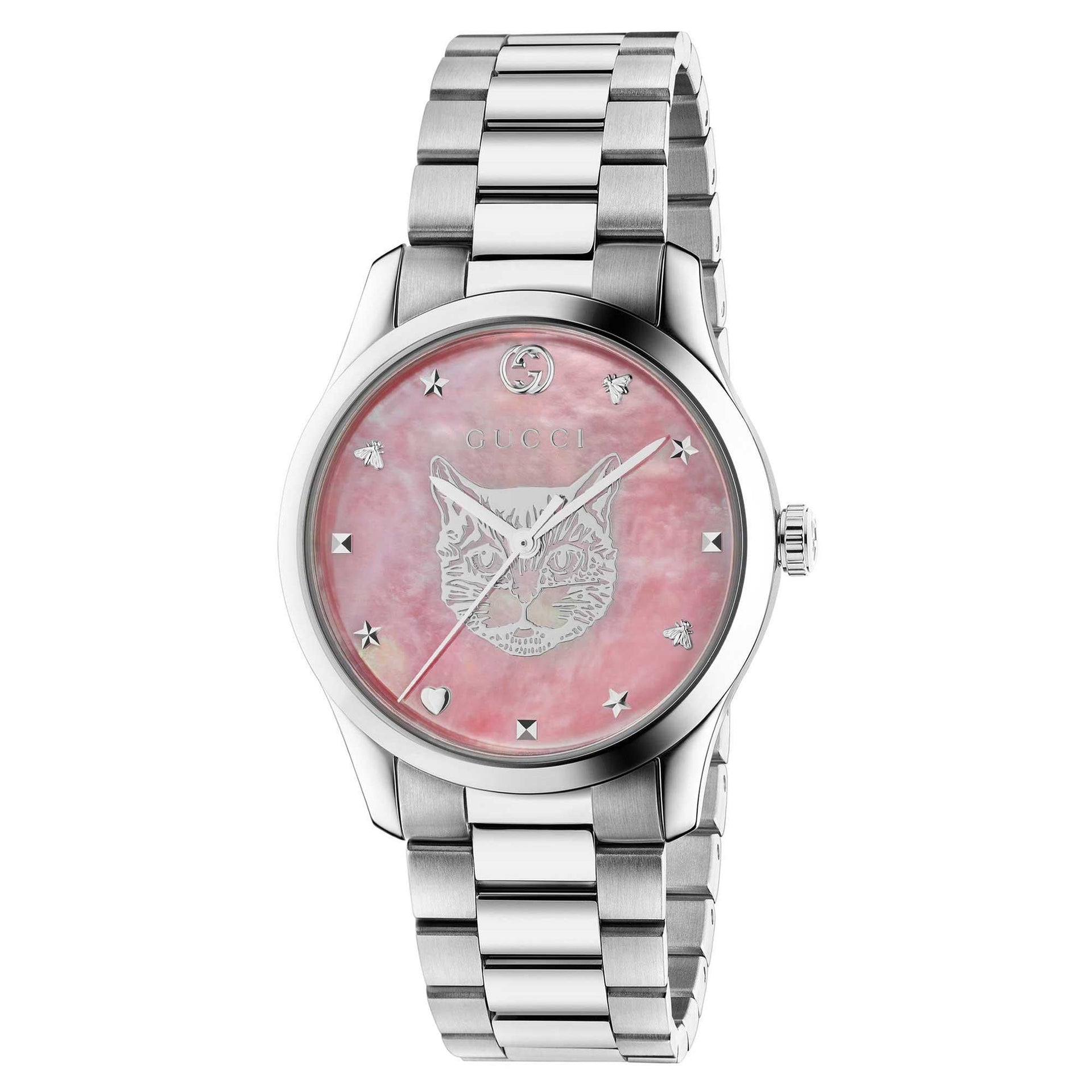 Gucci Women's G-Timeless Mop Dial Watch - YA1265013