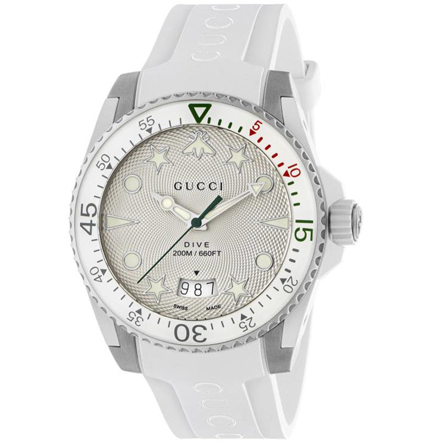 Gucci Men's Dive Silver Dial Watch