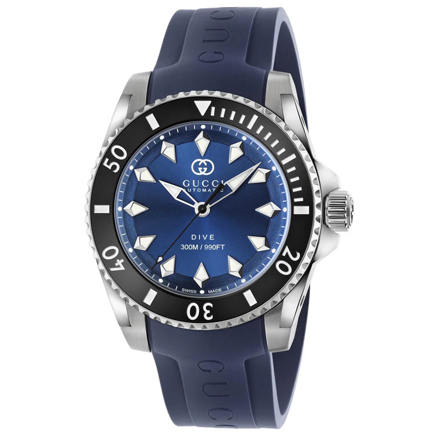 Gucci Men's Dive Blue Dial Watch - YA136359