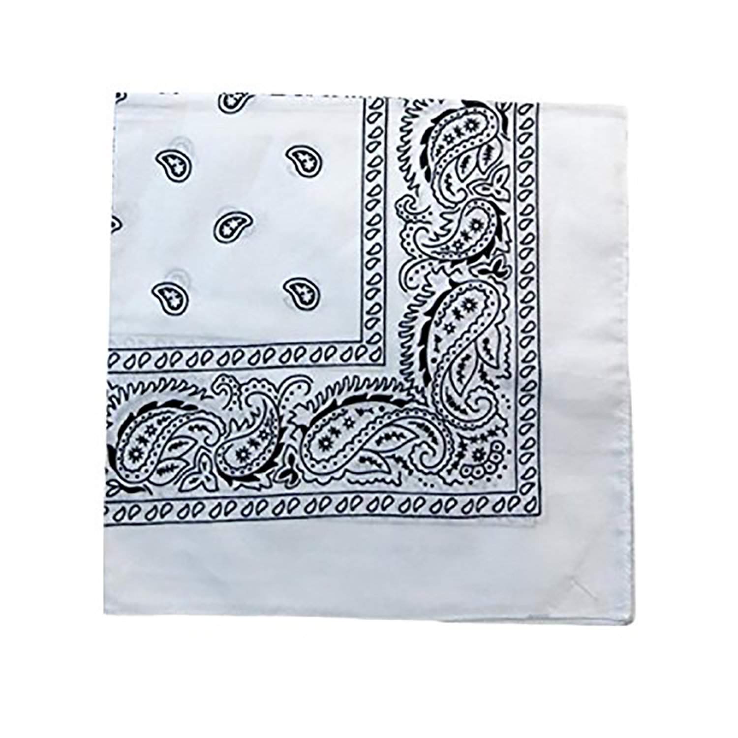 Pack of 36 XL Non Fading Paisley Polyester Bandanas 27 x 27 In - Bulk Wholesale