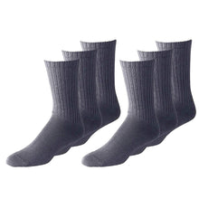 Load image into Gallery viewer, Unisex Classic Crew Athletic Sports Cotton Socks 24 Pack
