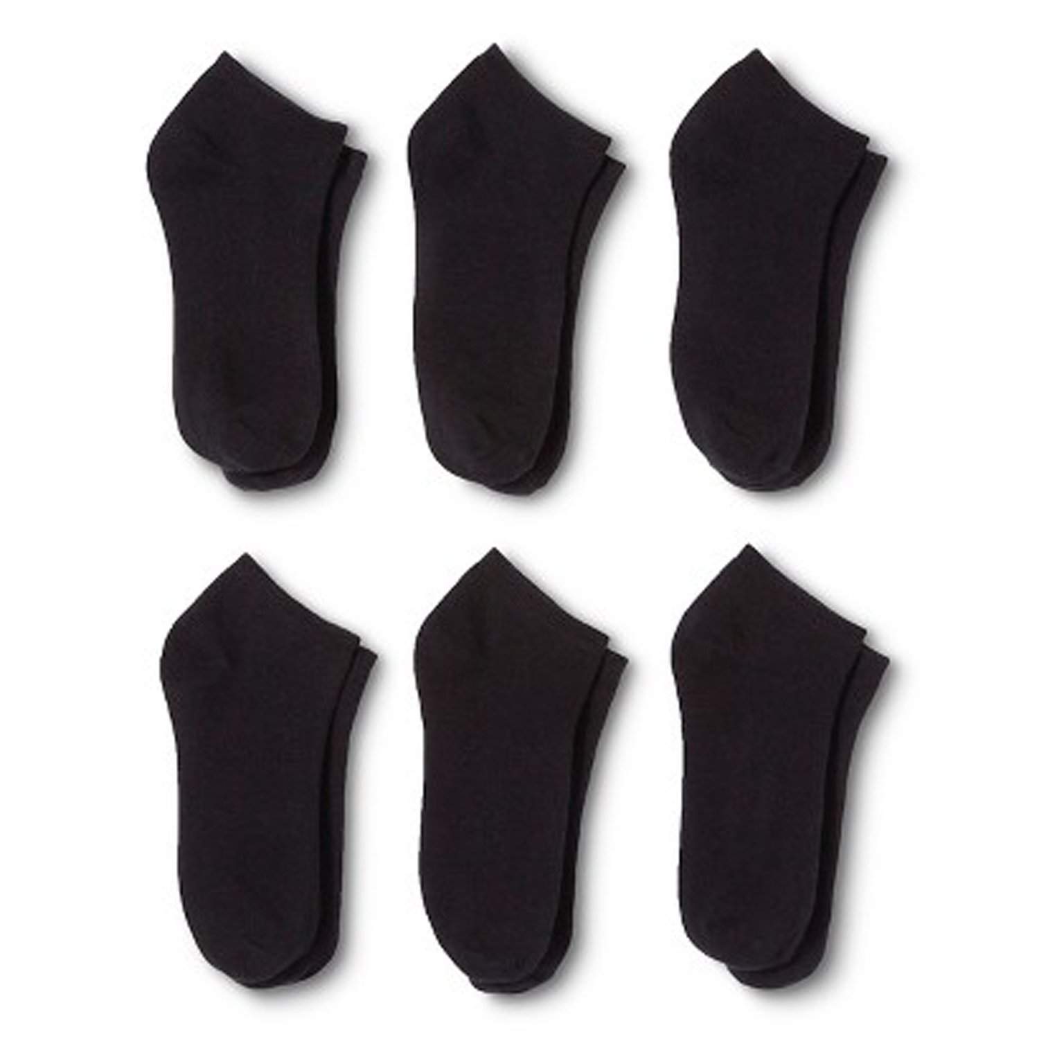 Polyester Low Cut Socks Ankle, No Show Men and Women Socks - 12 Pack
