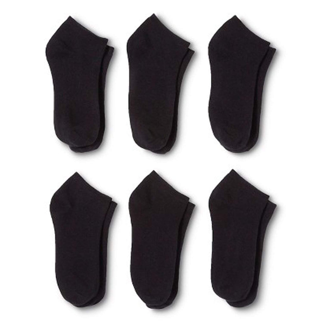 Cotton Ankle Socks Low Cut, No Show Men and Women Socks - 12 Pack