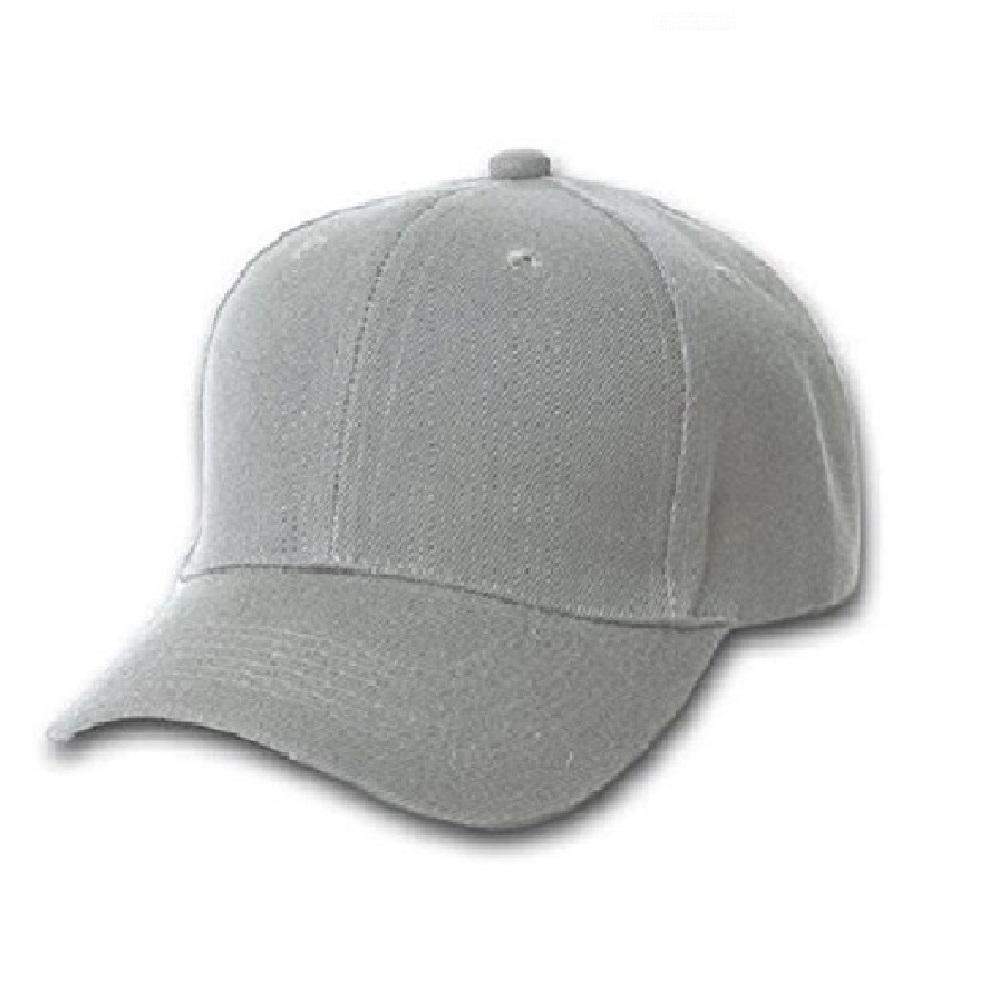 5 Pack of Plain Polyester Unisex Baseball Caps - Blank Hat with Solid Color