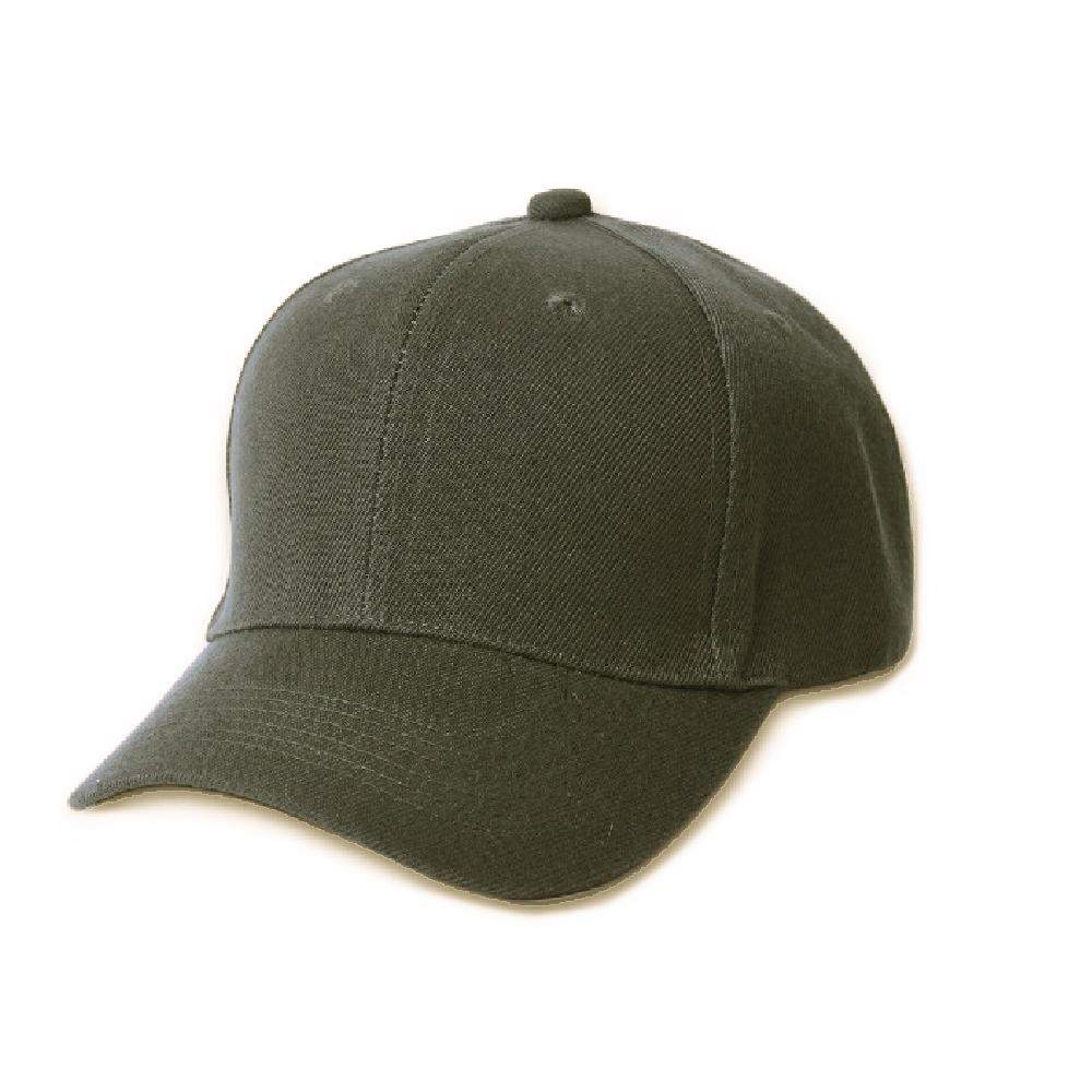 Qraftsy Plain Polyester Unisex Baseball Cap - Blank Hat with Solid Color