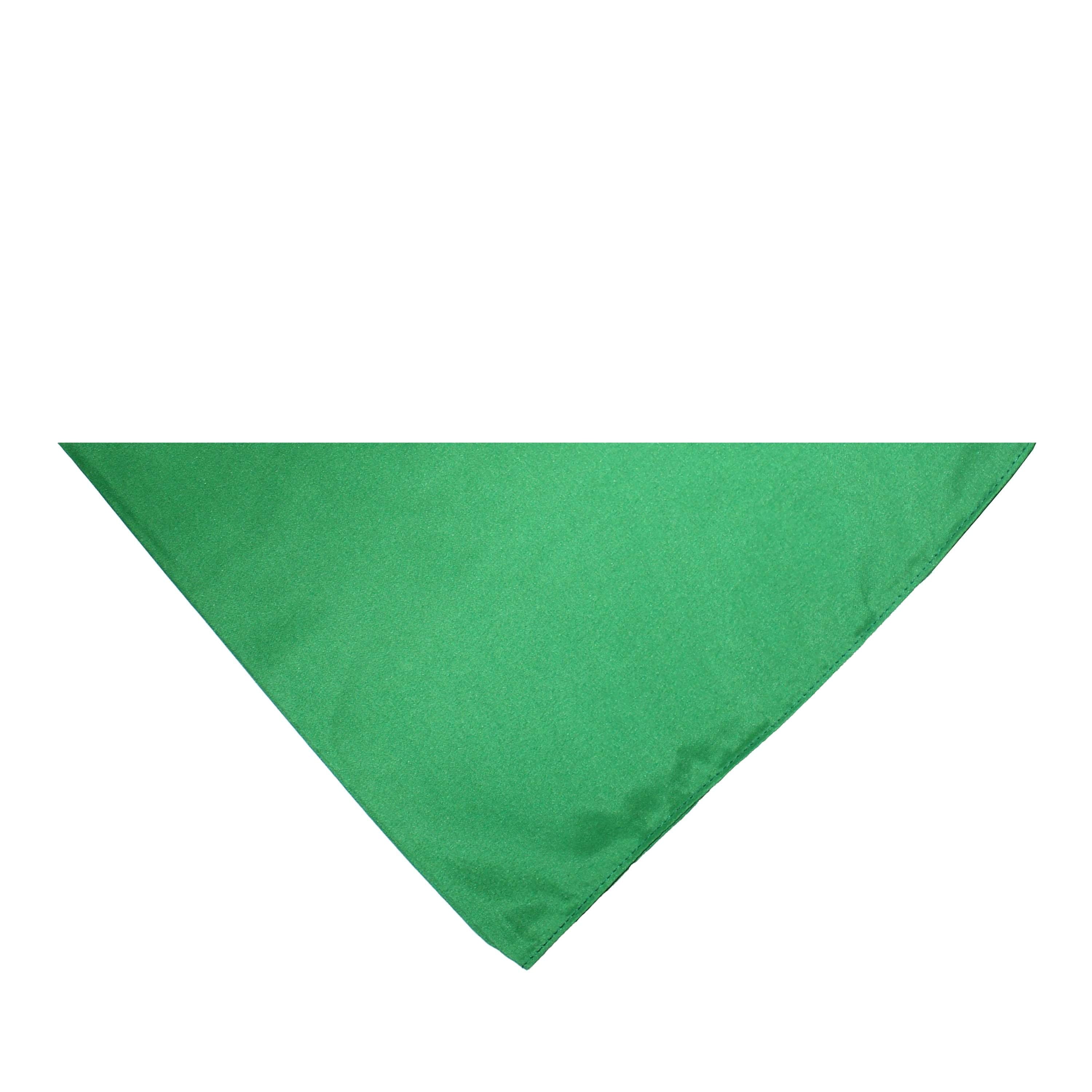 Pack of 8 Triangle Bandanas - Solid Colors and Polyester - 30 in x 20 in x 20 in