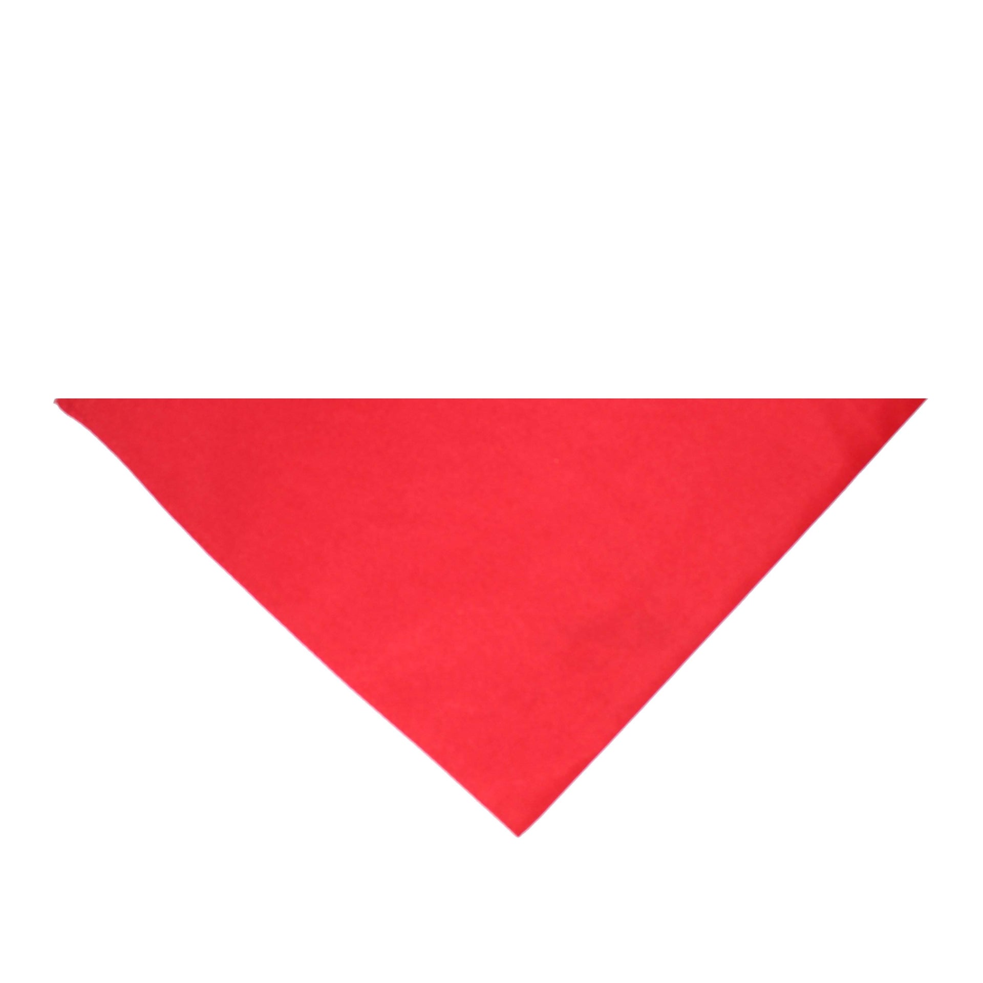 Pack of 12 Jordefano Triangle Bandanas - Solid Colors and Polyester - 30 in x 19 in x 19 in