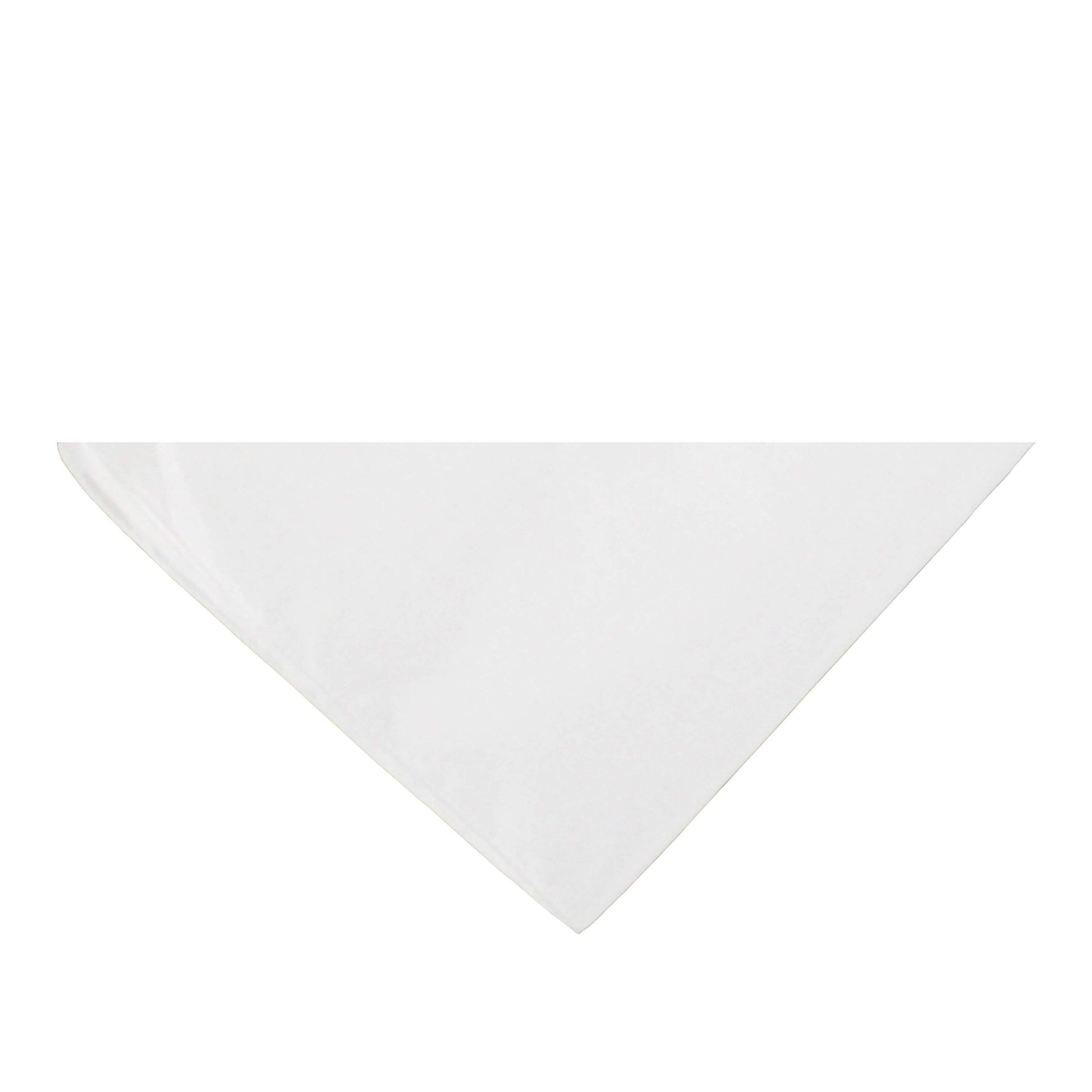 Qraftsy Triangle Solid Cotton Bandanas - 10 Pack - Kerchiefs and Head Scarf