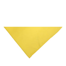 Load image into Gallery viewer, Pack of 12 Jordefano Triangle Bandanas - Solid Colors and Polyester - 30 in x 19 in x 19 in

