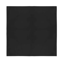 Load image into Gallery viewer, Jordefano Polyester Sewn Edges XL Solid Bandana - 27 x 27 Inches - Pack of 12 - One Dozen
