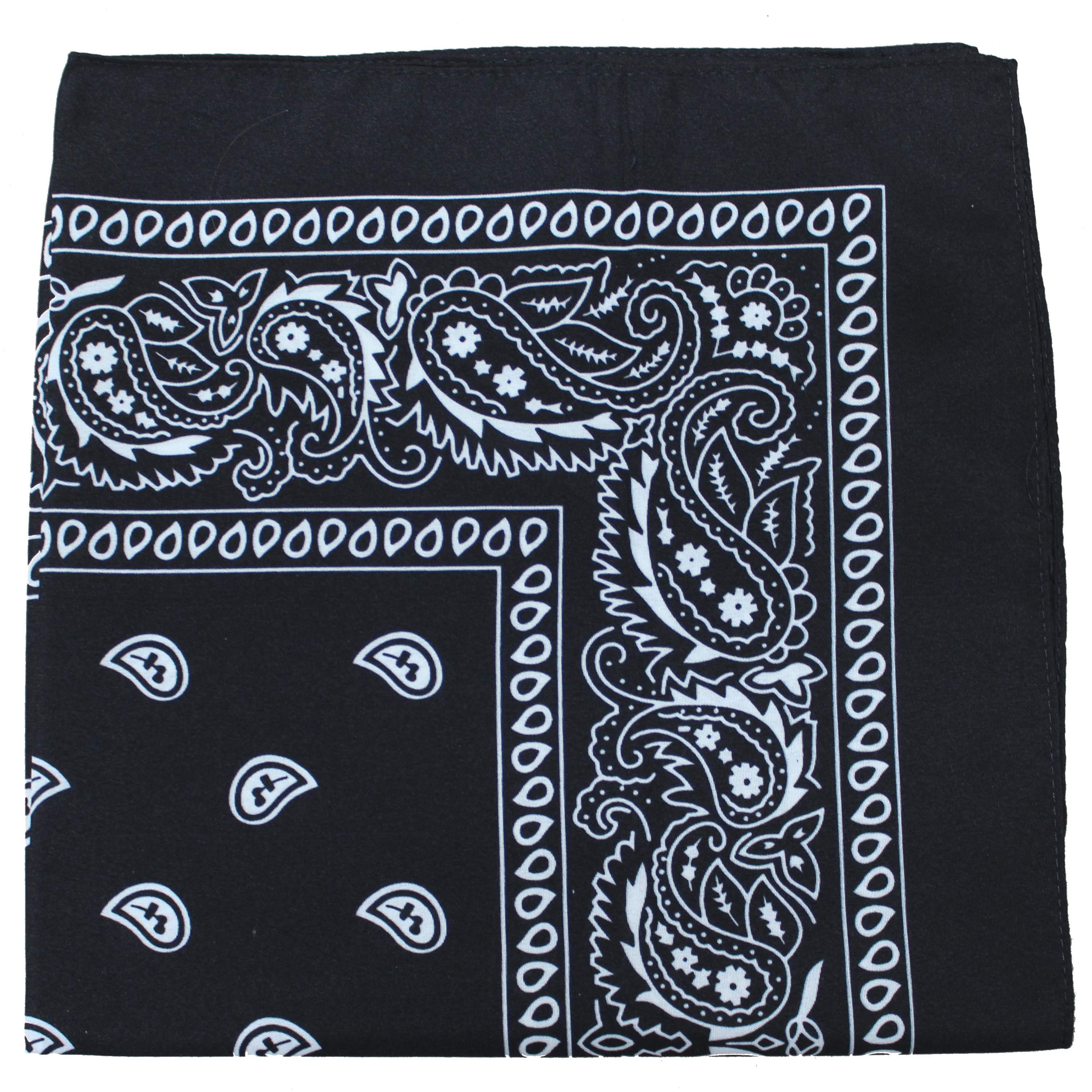 Mechaly Paisley 100% Cotton Bandanas - 3 Pack