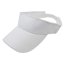 Load image into Gallery viewer, 12 Pack Sun Visor Adjustable Cap Hat Athletic Wear - One Dozen
