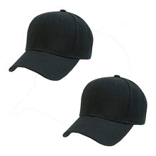 Load image into Gallery viewer, Mechaly Comfortable Solid Unisex Baseball Cap Hat - 2 Pack
