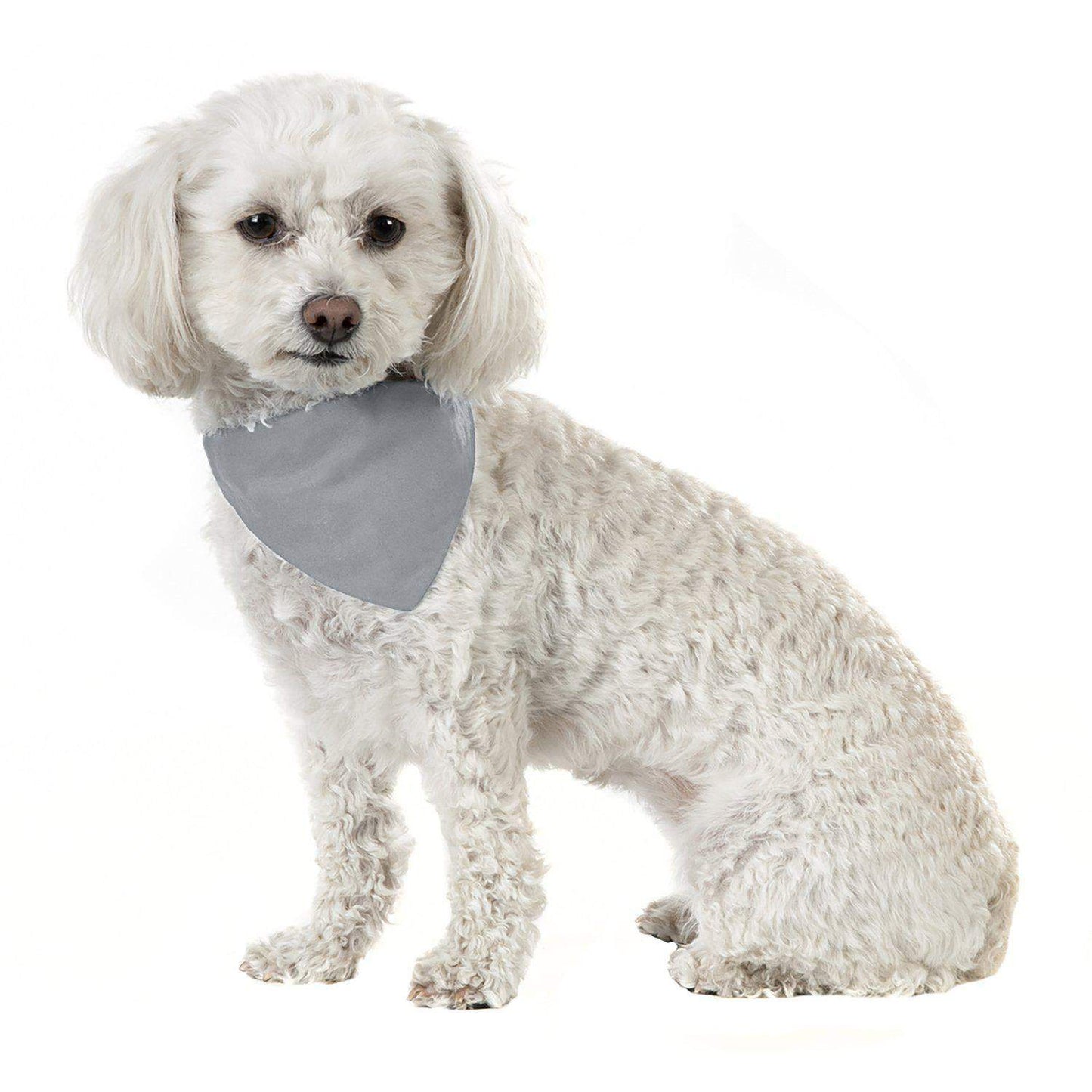 Balec 10 Pack Solid Cotton Dog Bandana Triangle Bibs  - Small & Medium Pets