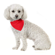 Load image into Gallery viewer, Solid Cotton 8 Pack Dog Bandana Triangle Bibs  - Small and Medium Pets
