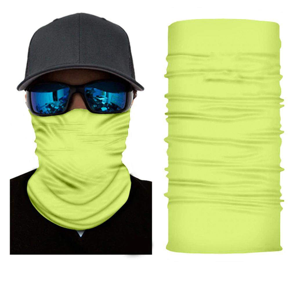 Face Cover Mask Neck Gaiter Elastic and Microfiber Tube Neck Warmer- Pack of 4